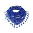 thumbnail image 1 of QASIEATN Scarf for Women Lace Tassel Rose Floral Hollow Scarf Shawl Lady Wraps Scarves Summer Spring Fashion Clothing Accessories, 1 of 4
