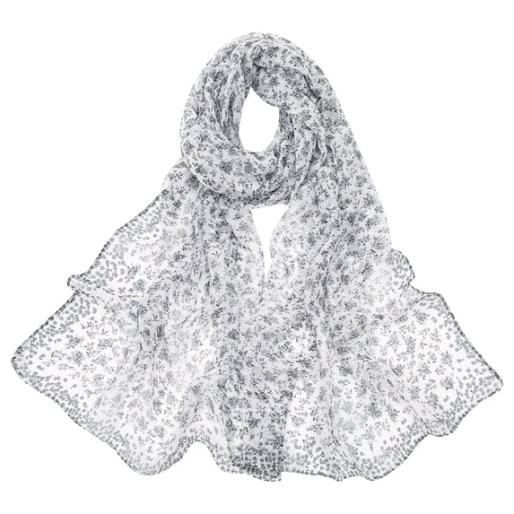 QASIEATN Silk Scarves for Women Fashion Scarves for Women Lightweight Elegant Scarf Shawls Summer Spring Trendy Clothing Accessories