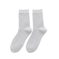 thumbnail image 1 of QASIEATN Socks for Graceful Men Fashion 1 Pair Men Casual Business Crew Dress Socks Cotton Middle Breathable Tube Crew Socks Winter Accessories Gray, 1 of 4