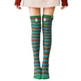 thumbnail image 1 of QASIEATN Stockings for Graceful Ladies Fashion Ladies' Winter Christmas Themed Sleep Socks Made Of Coral Fleece Winter Accessories Black, 1 of 4