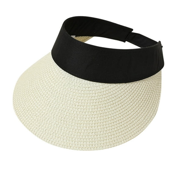 QASIEATN Sun Hat for Women Sun Hat Wide Brim Sun Ponytail Summer Beach Hat Foldable Travel Hat Adjustable Hat