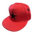 thumbnail image 1 of QASIEATN Visor Hat for Girls and Boys 3-8 Years Old Kids Baseball Hat Five Pointed Star Embroidery Boys Girls Short Brim Dome Cap for Daily Wear White, 1 of 4