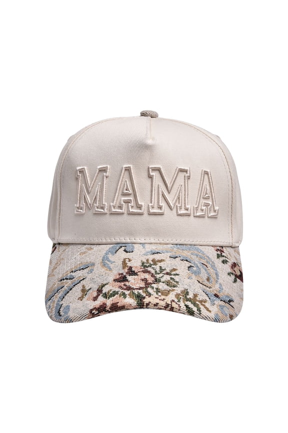Visor Hat for Women MAMA Embroidered Baseball Cap Adjustable Brim Trucker Hat for Women Cute Mama Hat Mother's Casual Sun Hat Fall Fashion Accessories