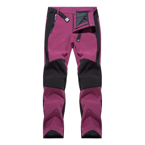 QASIEATN Warm Sports Snow Pants for Women Fashion Waterproof Windproof Soft Ski Pants Women Winter Insulated Pants