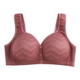 thumbnail image 1 of QASIEATN Wireless Daisy Bras for Women Fashion Solid Full Coverage Push Up Bralette Bras Women's Underwear, 1 of 6