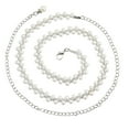 thumbnail image 1 of QASIEATN Women Hook Adjustment Pearl Waist Chain Decorative Dress Waist Small Fragrance Thin Belt Sweet Chain Daily Wear Casual Accessories Belt for Women, 1 of 9