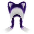 thumbnail image 1 of QASIEATN Women's Daily Clothing Essentials Women's Soft Furry Animal Ear Hat With Braids Cute Plush Hat Winter Warm Earmuffs Headwear Dress Up Accessory, 1 of 9