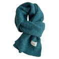 thumbnail image 1 of QASIEATN Women's Daily Clothing Essentials Wool Scarf Women's Knitted Wool Scarf All Solid Color Warm Scarf Winter Must Have Accessories, 1 of 3