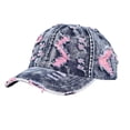 thumbnail image 1 of QASIEATN Women's Everyday Wear Accessories Retro Ripped Denim Baseball Cap for Women Fashion Solid Color Distressed Sports Sun Hat Women's Trucker Hat, 1 of 7