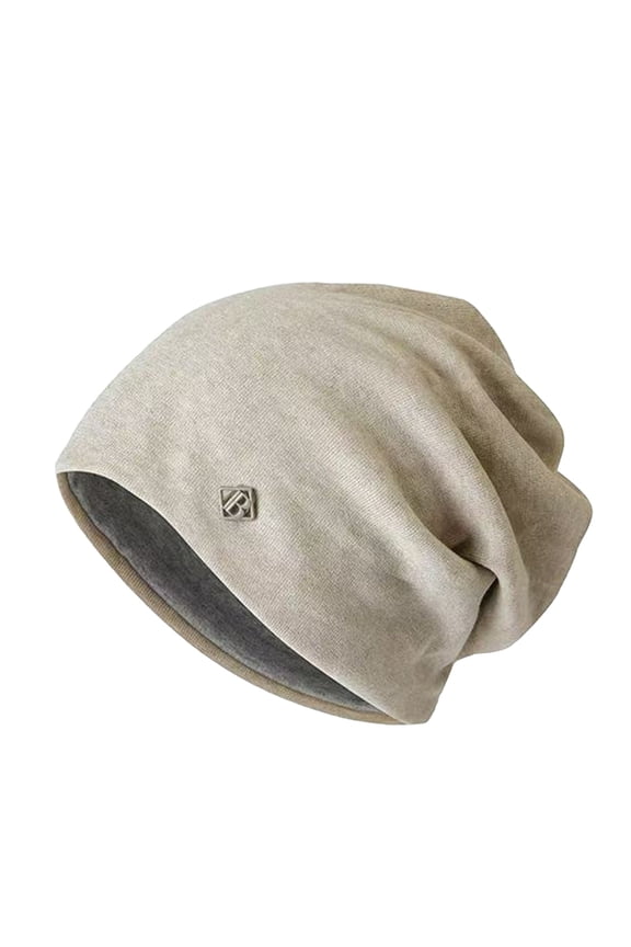 Women's Everyday Wear Accessories Women's Cotton Windproof Coldproof Pile Cap Solid Color Knitted Beanie Hat Casual Comfortable Bomber Hat for Women