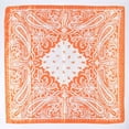 thumbnail image 1 of QASIEATN Women's Fashion Retro Cashew Nut Pattern Printed Large Square Scarf Silk Scarf Headband Daily Wear Casual Accessories Heardband for Women, 1 of 3