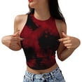 thumbnail image 1 of QASIEATN Womens Tank Tops Square Neck Ribbed Sleeveless Basic Cute Going Out Tops Slim Summer Y20 Clothes, 1 of 5