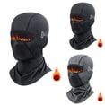 thumbnail image 1 of QATAINLAV Balaclava Ski Mask Men Women Winter Cold Weather Fleece Face Masks for Skiing Snowboarding Motorcycle Riding Outdoor Work Dark Gray, 1 of 6