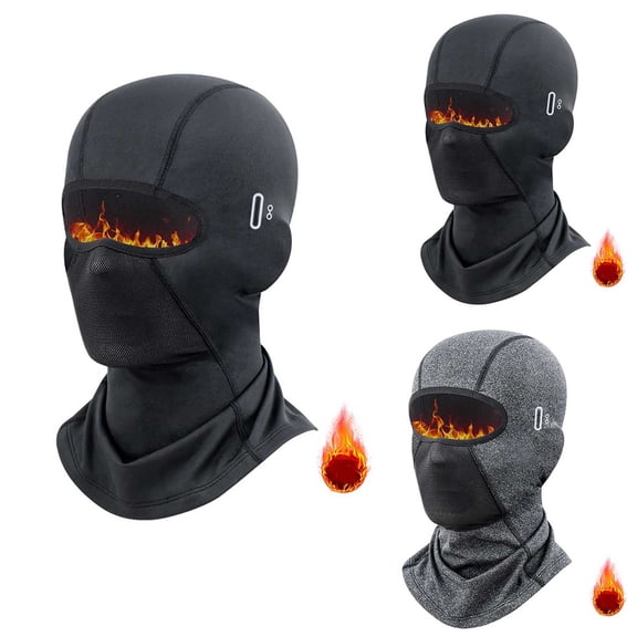 QATAINLAV Balaclava Ski Mask Men Women Winter Cold Weather Fleece Face Masks for Skiing Snowboarding Motorcycle Riding Outdoor Work Dark Gray