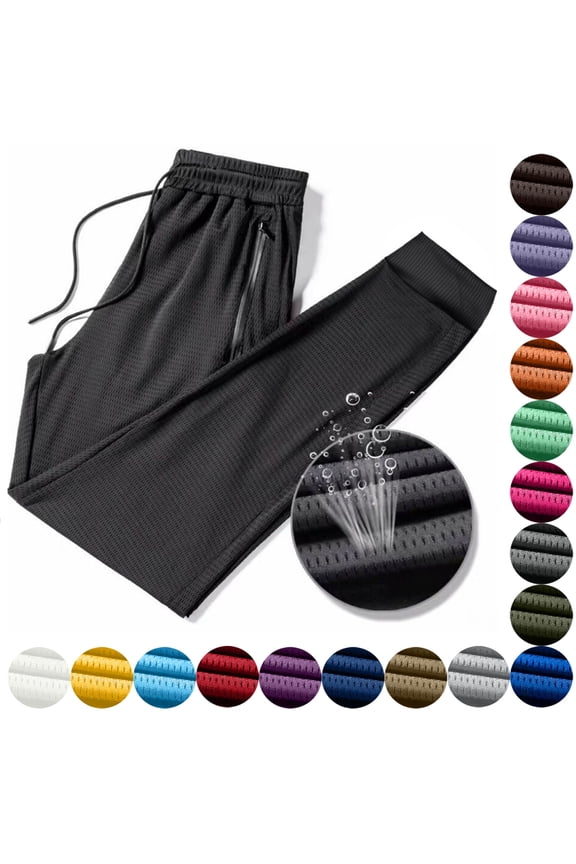 Big and Tall Jogger Pants for Men Drawstring Running Sports Cropped Pants Breathable Quick Dry Casual Hiking Pants with Pockets Red XXXL birthday gifts