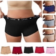 thumbnail image 1 of QATAINLAV Boyshort Underwear for Women Comfy Cotton Boxer Briefs Full Coverage Ladies BoyShorts Panties Plus Size Purple XXL, 1 of 5