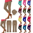 thumbnail image 1 of QATAINLAV Capri Leggings for Women 2026 Summer Stretchy High Waisted Bottom Cropped Trouses Casual Tummy Control Workout Yoga Pants Solid Capris Tights Army Green S, 1 of 7