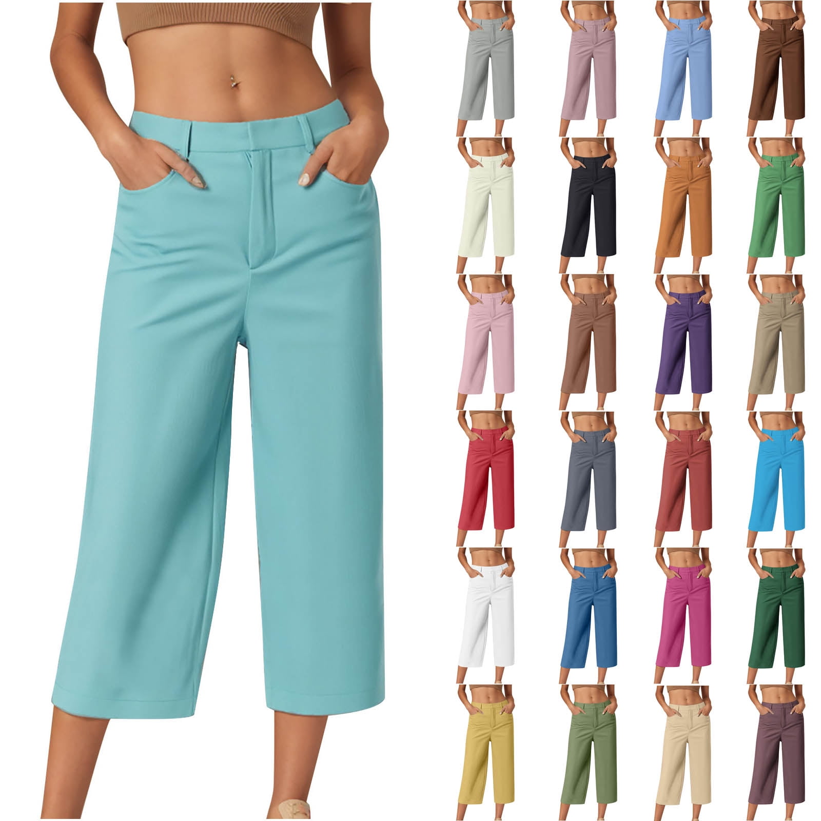 QATAINLAV-Capri-Pants-Women-