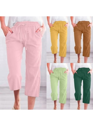 Womens Petite Capris in Womens Petite Pants Leggings Pink Walmart