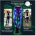 thumbnail image 1 of QATAINLAV Halloween Legging Pants for Women Funny Graphic Printed Leggings Elastic Waist Workout Yoga Jogger Tight Trouser Purple M, 1 of 11