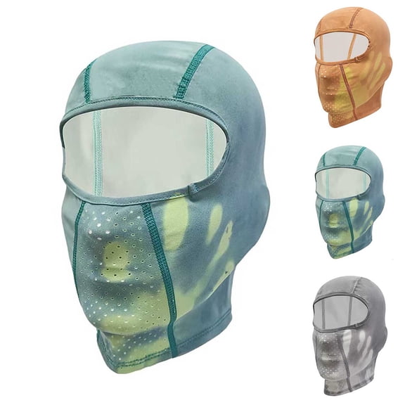 QATAINLAV Heat Reactive Balaclava for Men Women Color Changing Full Face Ski Mask Skiing Hiking Windproof Thermal Masks Green
