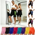 thumbnail image 1 of QATAINLAV High Waist Stretchy Bike Shorts for Women with Pockets Running Workout Athletic Yoga Shorts Gray L, 1 of 7