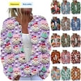 thumbnail image 1 of QATAINLAV Ladies Button Up Sweaters Ugly Graphic Christmas Knit Sweater Tops Casual Long Sleeve Cardigans Fall Winter Clothes, Purple, M, 1 of 6