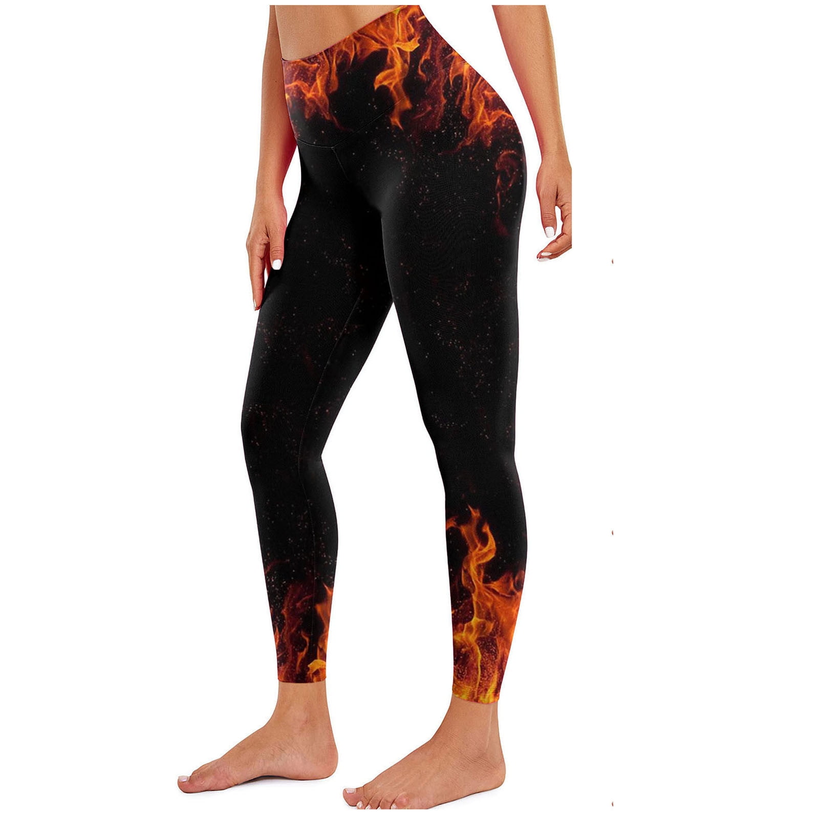 Flame print tights hotsell