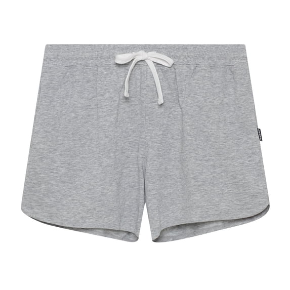 QATAINLAV Men 5 Inch Shorts Summer Comfy Cotton Workout Shorts Lace-up Elastic Mid-waist Beach Shorts Basic Solid Color Running Shorts with Pockets Sales of The Day Gray L