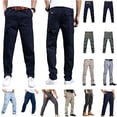thumbnail image 1 of QATAINLAV Mens Big and Tall Cargo Pants Casual Button Waist Straight Leg Hiking Athletic Trousers with Multi Pockets Khaki XXXL, 1 of 7