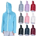 thumbnail image 1 of QATAINLAV Men's Lightweight Sun Protection Hoodies Breathable Running Athletic Jacket Summer Long Sleeve Shirts with Pockets, Purple, XXL, 1 of 10