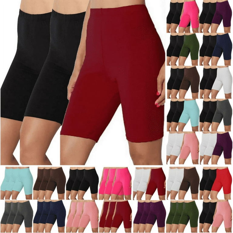 QATAINLAV Pajama Shorts for Women Pack Summer Short Yoga Legging