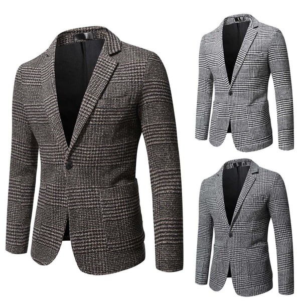 Corduroy Blazer Marc Darcy Tweed Coat With Elbow Patches