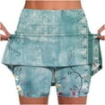 thumbnail image 1 of QATAINLAV Plus Size Tennis Skirts for Women Casual Milk Silk Soft Athletic Yoga Culottes Fashion Boho Printed Bottoming Skirt Pants Workout Joggers Skorts Deal of The Day Prime Today Multicolor XXL, 1 of 5