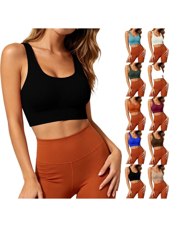 Smoothing Scoop Wireless Bra for Women No Underwire Full Coverage Seamless Sport Bras Yoga Sport Shapewear Beige S