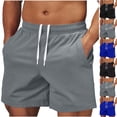 thumbnail image 1 of QATAINLAV Tennis Basketball Shorts for Men Mesh Quick Dry Gym Athletic Running Shorts Casual Drawstring Workout 5 Inch Shorts with Pockets Blue M, 1 of 6