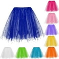 thumbnail image 1 of QATAINLAV Tutu Skirts for Women Casual 3 Layered Tulle Short Skirts Casual Dance Skirt Halloween Costume Yellow, 1 of 6