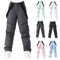 thumbnail image 1 of QATAINLAV Unisex Insulated Ski Snow Pants Waterproof Winter Outdoor Hiking Pants Casual Adjustable Waist Snowboard Snowpants Blue XXL, 1 of 6