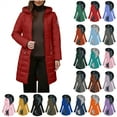 thumbnail image 1 of QATAINLAV Winter Coats for Women with Hood Fleece Lined Thicken Puffer Jacket Sherpa Warm Full Zip Outerwear, Purple, XXXXXL, 1 of 7