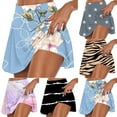 thumbnail image 1 of QATAINLAV Women Sport Yoga Skorts 2025 Trendy Printed Tennis Skirts Casual Stretchy High Waist Running Shorts Skirt Camisas Para Hombres Dark Gray XXL, 1 of 6