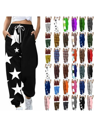 Star Print Joggers