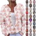 thumbnail image 1 of QATAINLAV Womens Christmas Gifts Fall Oversized Loose Open Front Sweaters Tops Casual Plus Size Button Knitted Cardigan, Red, XL, 1 of 6