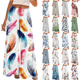 thumbnail image 1 of QATAINLAV Womens Wide Leg Palazzo Pants Boho Floral 2025 Summer Beach Pant Flowy Casual Lounge Trousers for Vacation Clothes Multicolor L, 1 of 7