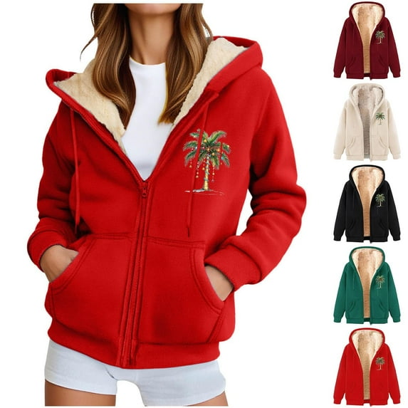 QATAINLAV Womens Y2K Graphic Oversized Sweatshirts Long Sleeve Zip Up Hoodies Jackets Going Out Tops with Pockets, White, M