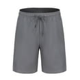 thumbnail image 1 of QATAINLAV Workout Shorts Mens Quick Dry Breathable Athletic Shorts with Pockets Outdoor Casual Drawstring Elastic Waist Running Shorts Ofertas Flash Gray XXL, 1 of 5