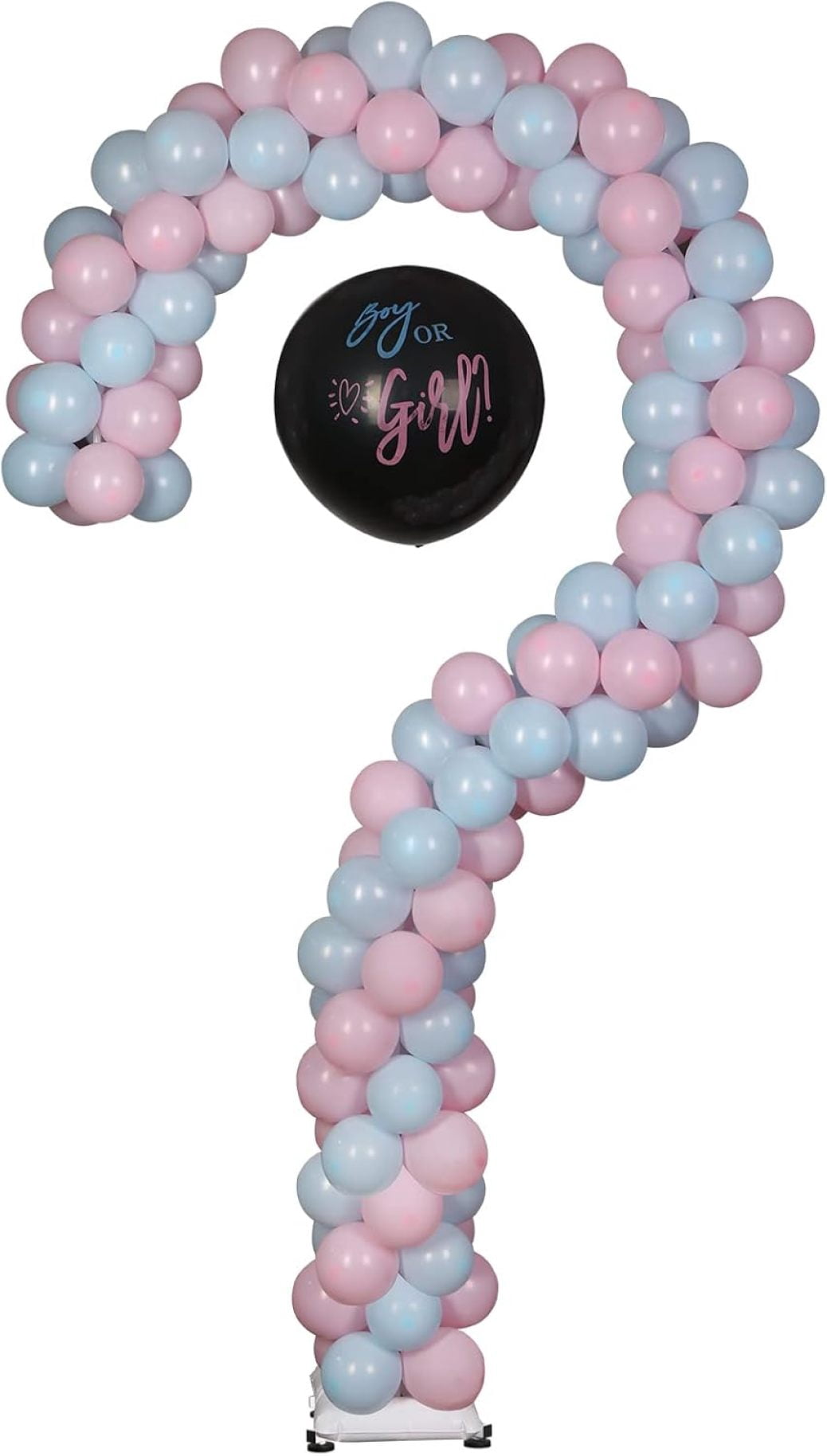 Quick Question Stand QATZ Metal Question Mark Balloon Stand for Baby Gender Reveal, 7.75 ...