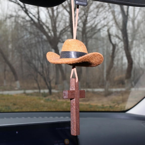 QAWAEY Cowboy Hat Car A Ride With Style(W,Wood)