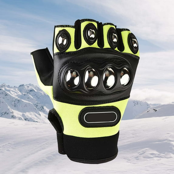 QAWAEY Indestructible Defenses Gloves Motorcycle Gloves With Touchs(J,Plastic)