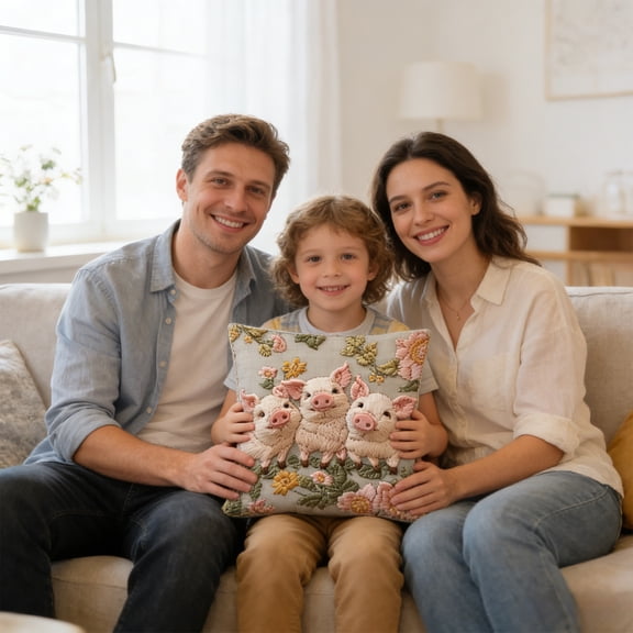 QAWAEY Pet Photo Collection Polyester Pillow Cover Cushion Cover Rectangular Sofa Decorative Pillow Cover(W,polyester)