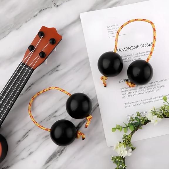 QAYOZ 2 Pairs Kashaka Shaker Musical Instrument African Traditional Musical Instruments Shaker Instrument For Kids Adults Wedding Music Lessons